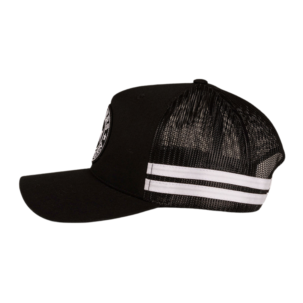 Ringers Western  McCoy Trucker Cap  (722038RW)  Black with White