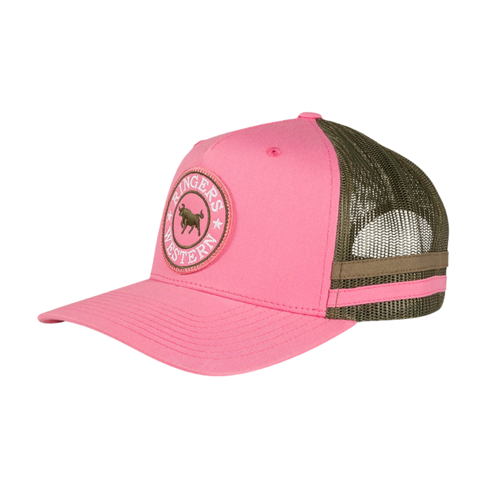 Ringers Western  McCoy Trucker Cap  (722038RW)  Melon/Army