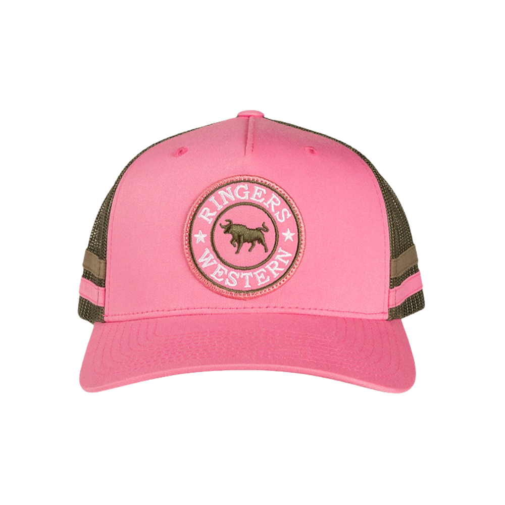 Ringers Western  McCoy Trucker Cap  (722038RW)  Melon/Army