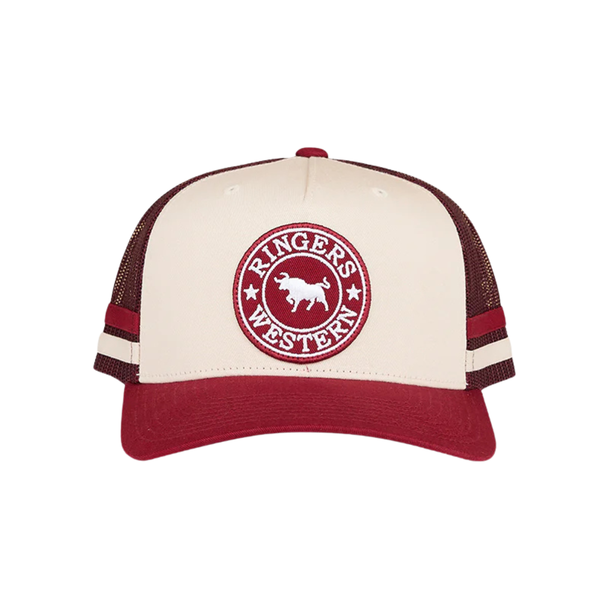 Ringers Western Mccoy Trucker Cap (425058RW) Maroon/Off White