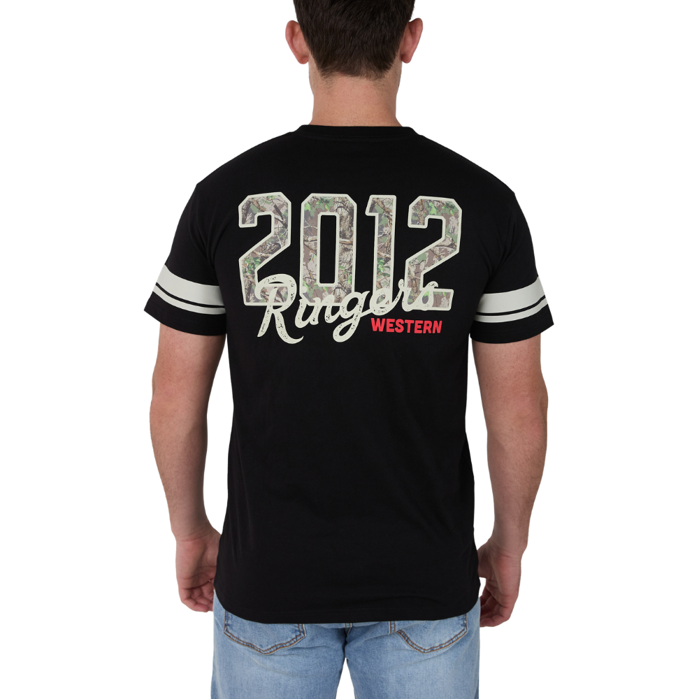 Ringers Western Mens Backcountry 2012 Loose Fit S/S Tee  (125213RW)  Black