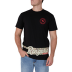 Ringers Western Mens Backcountry Stripe Loose Fit S/S Tee  (125212RW)  Black