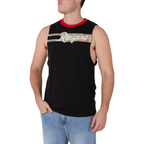 Ringers Western Mens Backcountry Stripe Muscle Tank  (125215RW)  Black/Camo