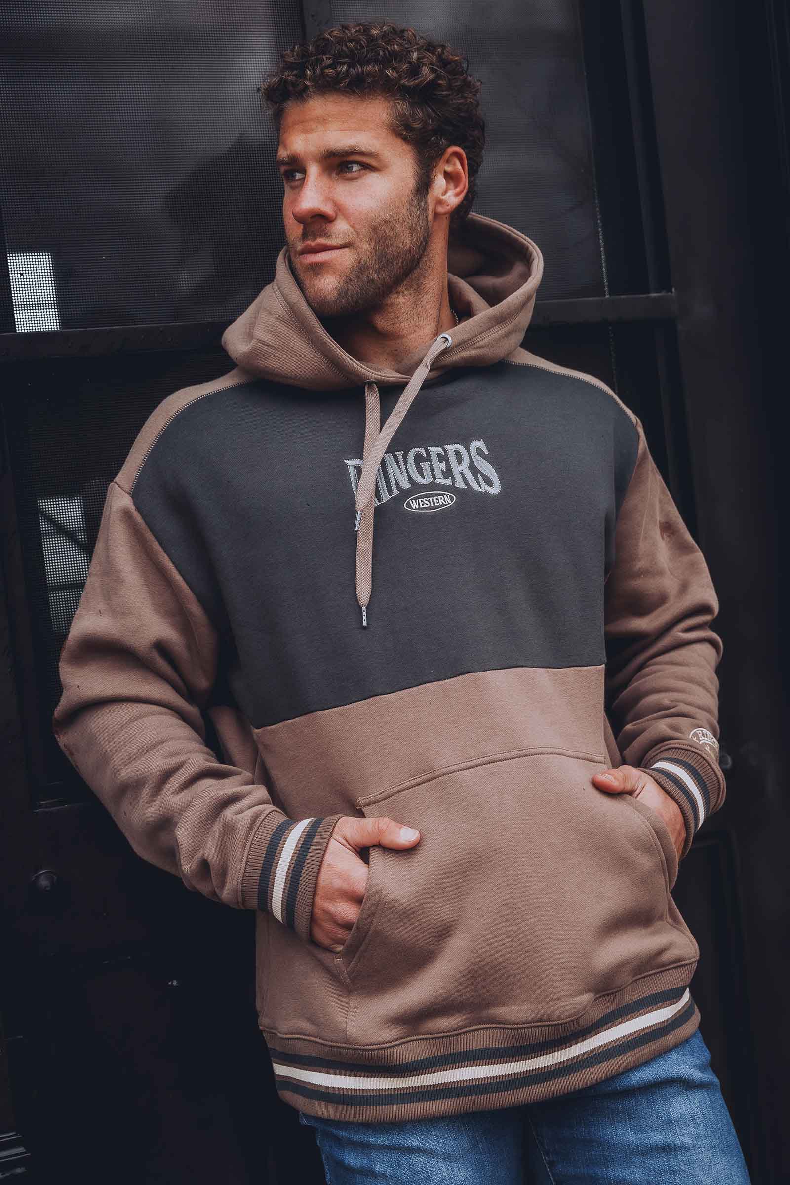 Ringers Western Mens Barrow Creek Pullover Hoodie (125010RW) Mushroom