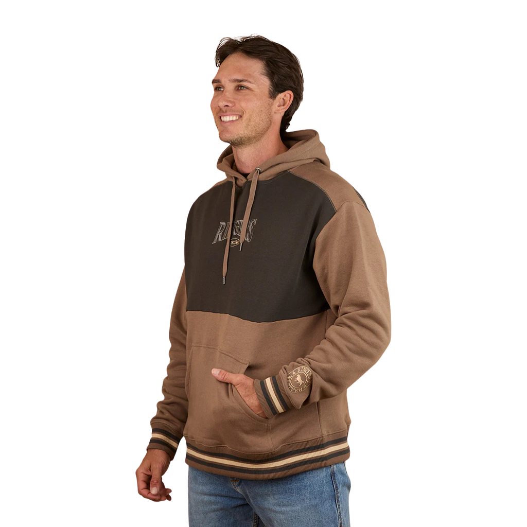 Ringers Western Mens Barrow Creek Pullover Hoodie (125010RW) Mushroom
