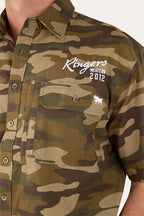 Ringers Western Mens Bull Dodger Full Button S/S Work Shirt (125012RW) Camo