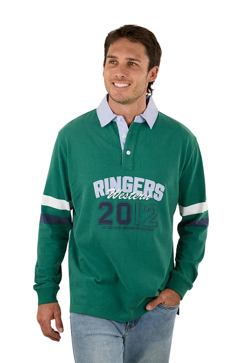 Ringers Western Mens Campus Rugby (125056RW) Evergreen