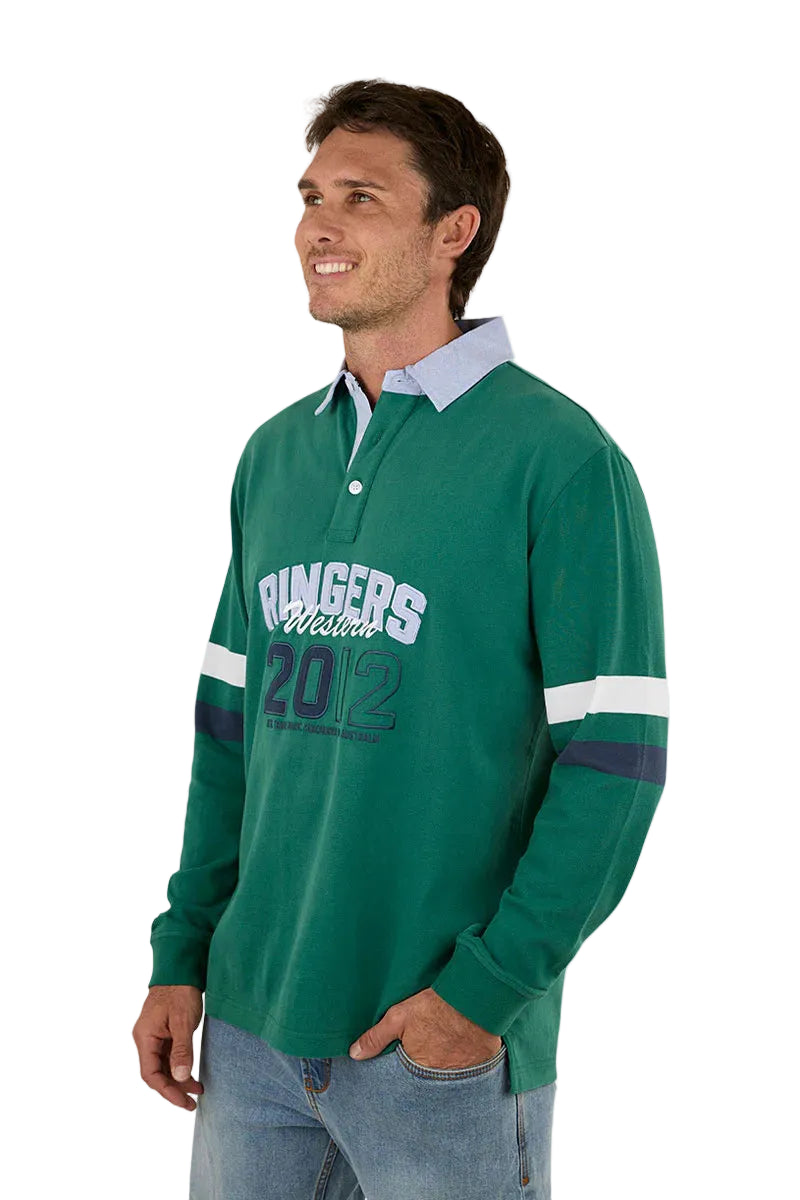 Ringers Western Mens Campus Rugby (125056RW) Evergreen