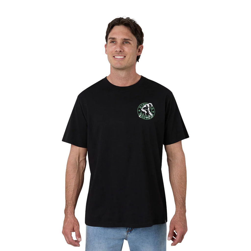 Ringers Western Mens Evolution of The Cowboy Loose Fit S/S Tee (125063RW) Black