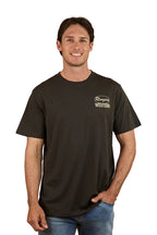 Ringers Western Mens Get The Job Done Loose Fit S/S Tee (125029RW) Charcoal
