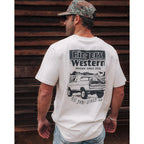 Ringers Western Mens Get Your Truck On Mens Loose Fit S/S Tee (125040RW) Off White