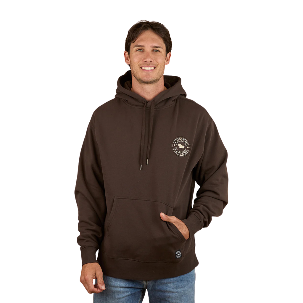 Ringers Western Mens Get Your Truck On Pullover Hoodie (125014RW) Charcoal