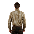 Ringers Western Mens Greenhide L/S Western Shirt (125047RW) Olive
