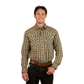 Ringers Western Mens Greenhide L/S Western Shirt (125047RW) Olive