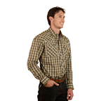 Ringers Western Mens Greenhide L/S Western Shirt (125047RW) Olive