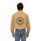 Ringers Western Mens Hawkeye Half Button L/S Work Shirt  (123094RW) Dark Sand