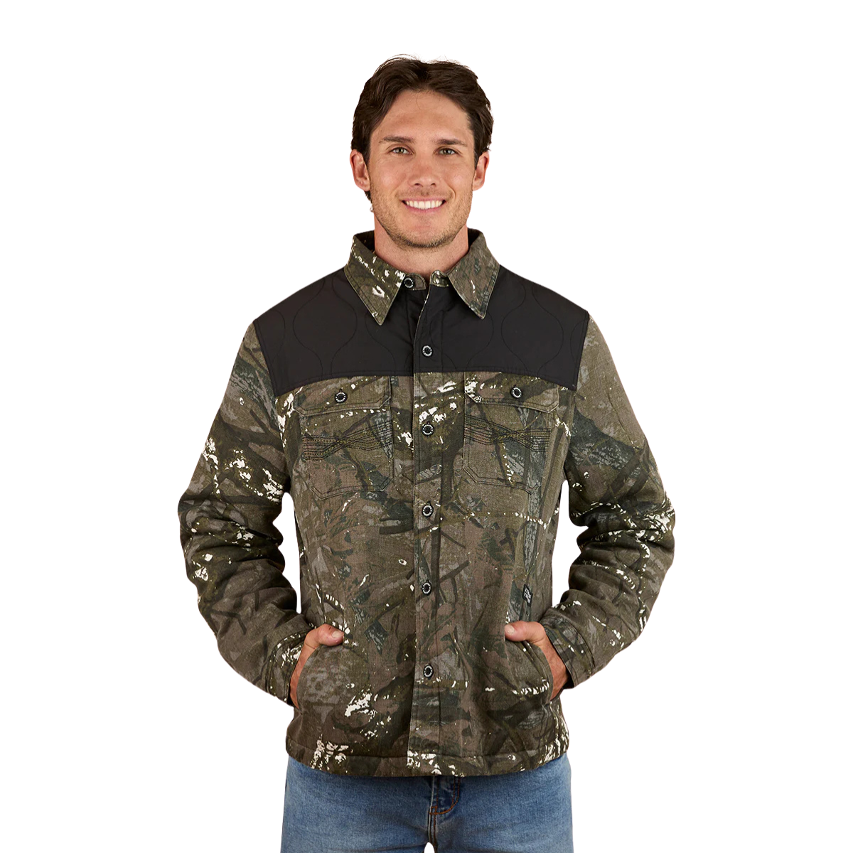 Ringers Western Mens Highfields Jacket (125015RW) Black Camo