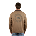 Ringers Western Mens Lachlan 1/4 Zip Jumper (125011RW) Mushroom