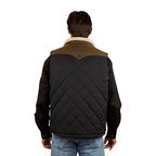 Ringers Western Mens McKinlay Puffer Vest (124058RW) Military Green/Black