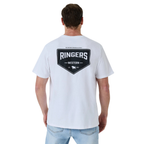 Ringers Western Mens New Squadron S/S Loose Fit Tee  (126070RW) Bright White/Black