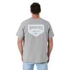 Ringers Western Mens New Squadron S/S Loose Fit Tee  (126070RW) Grey/White