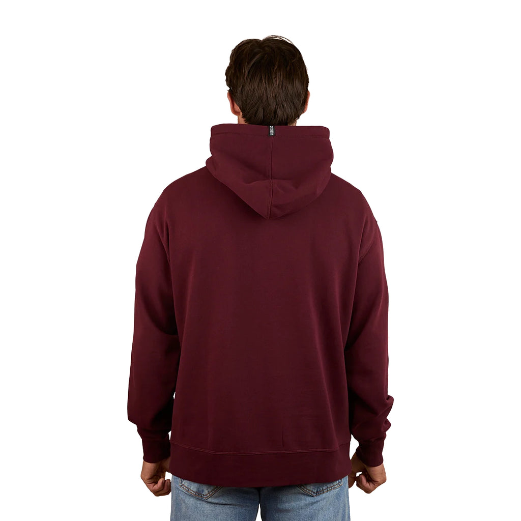 Ringers Western Mens Princeton Hoodie (123059RW) Washed Cabernet Back