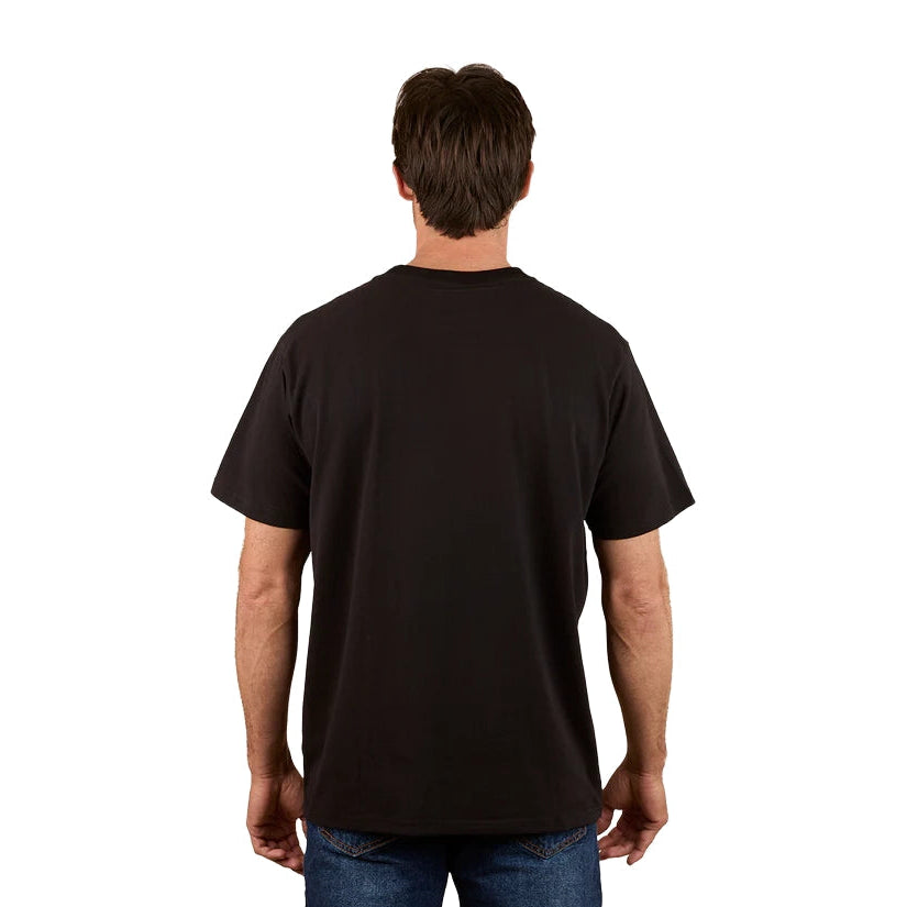 Ringers Western Mens Princeton Loose Fit S/S Tee (123109RW) Washed Black/Camo