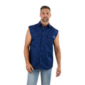 Ringers Western Mens Rob Roy Sleeveless Full Button Work Shirt (118110001) Navy