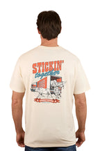 Ringers Western Mens Stickin Together Loose Fit S/S Tee (125039RW) Off White