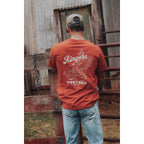 Ringers Western Mens Wedge-tail Rampage Loose Fit S/S Tee (125043RW) Rust