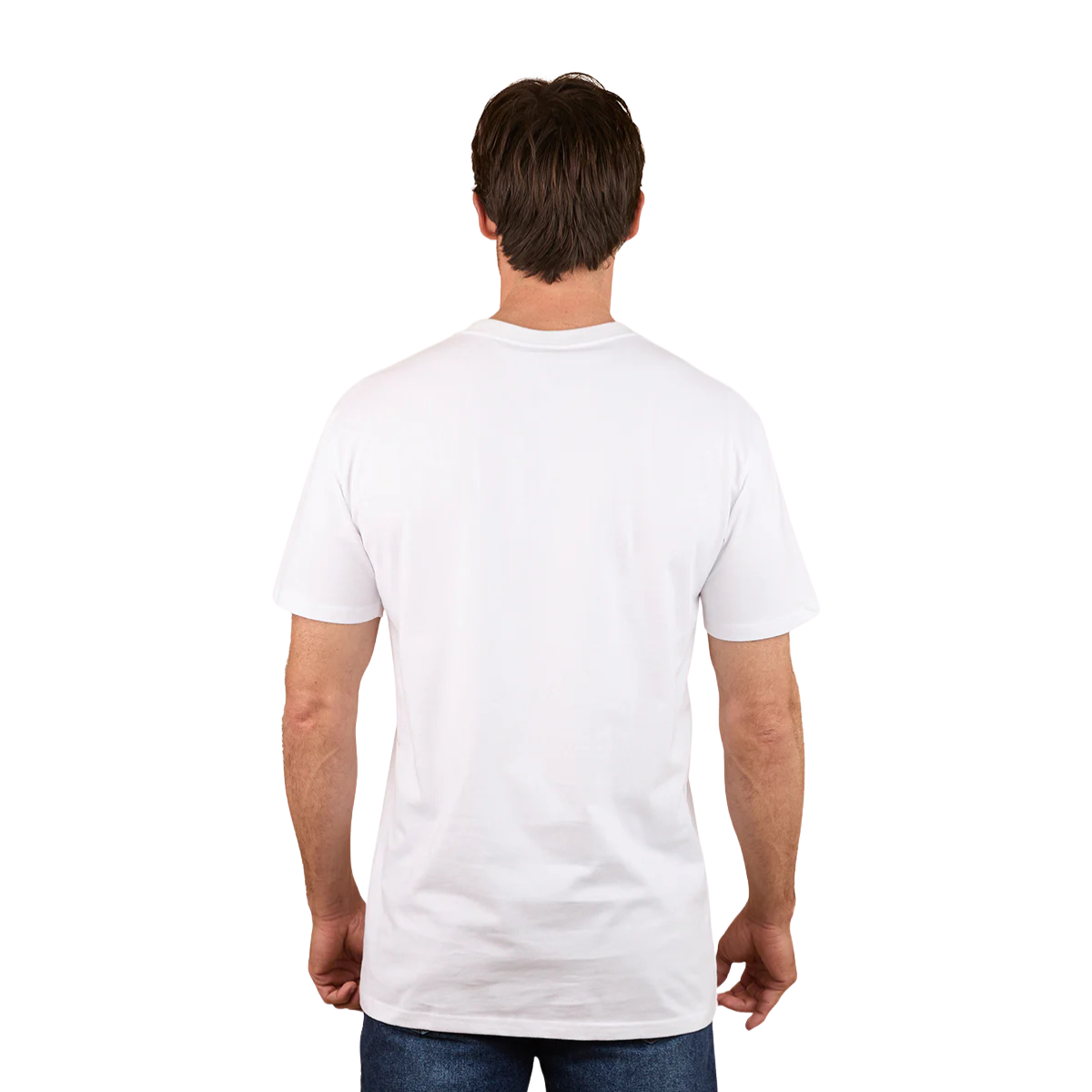 Ringers Western Mens Western State Stock Fit S/S Tee (125041RW) White
