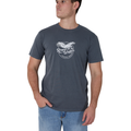Ringers Western Mens Wild Ridge Eagle Stock Fit S/S Tee  (125186RW)  Washed Black