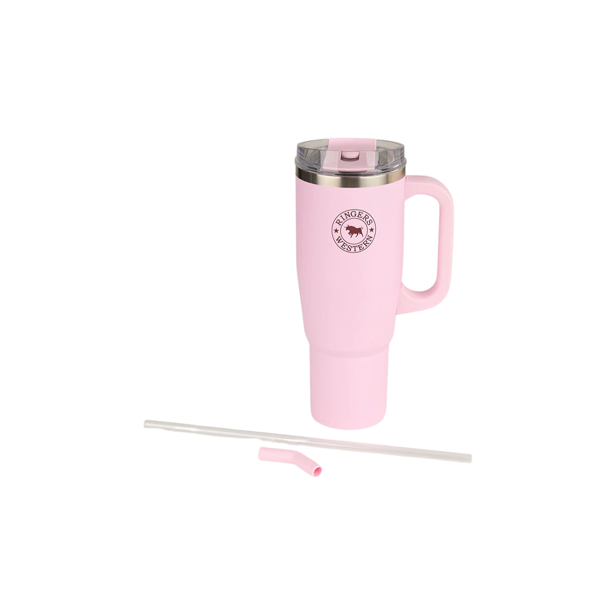 Ringers Western  Roadtrip Drink Bottle 1200ml  (625021RW) Pastel Pink