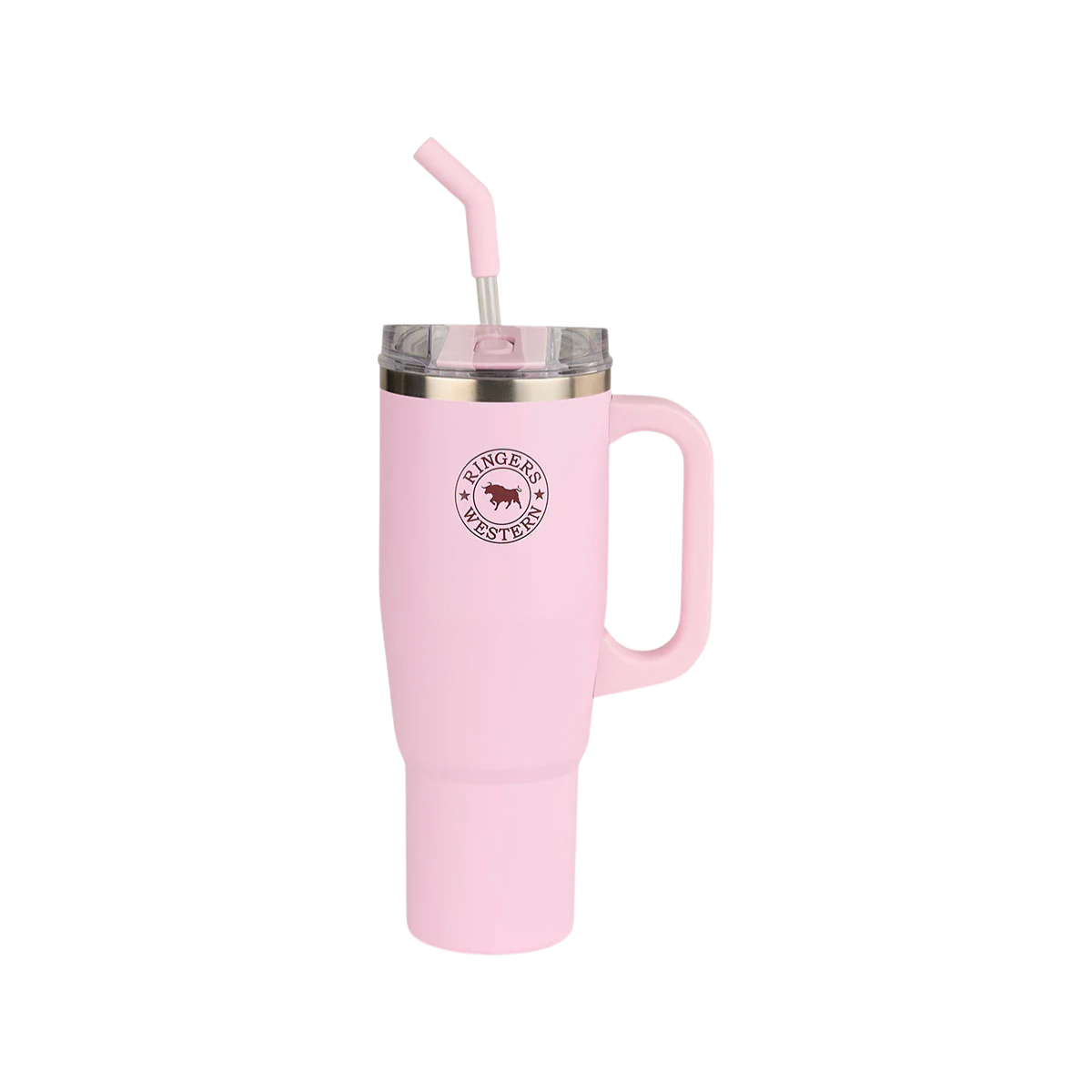 Ringers Western  Roadtrip Drink Bottle 1200ml  (625021RW) Pastel Pink