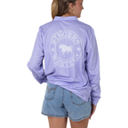 Ringers Western  Signature Bull L/S Fishing Jersey  (626033RW)  Lilac