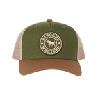 Ringers Western Signature Bull Trucker Cap (171120006) Olive/Tan