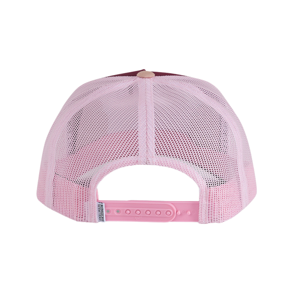 Ringers Western  Signature Bull Trucker Cap  (171120006)  Plum/Dusty Pink