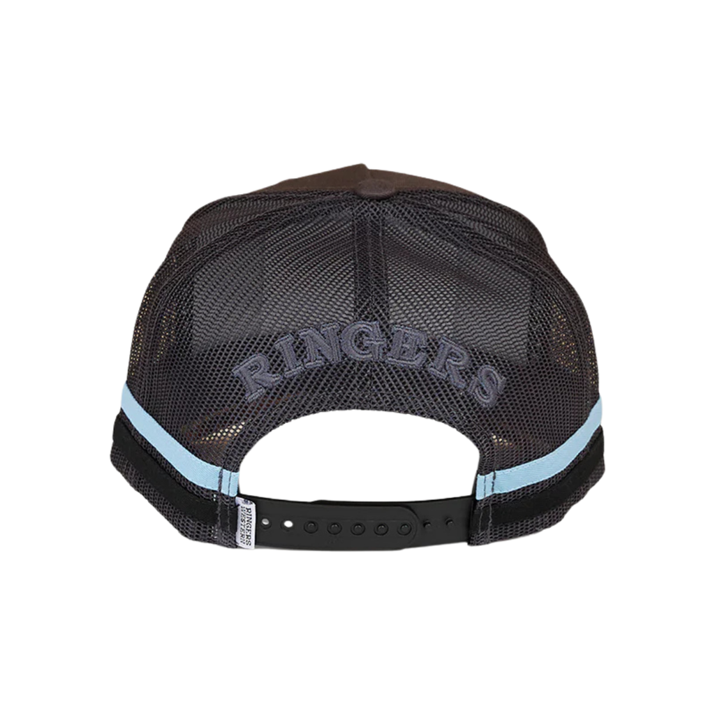 Ringers Western Stickin Together Deep Fit Trucker Cap (425047RW) Charcoal/Blue