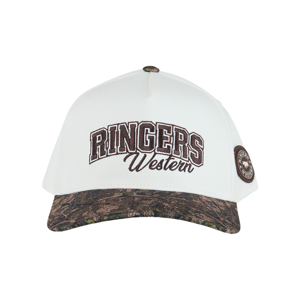 Ringers Western  Timber Baseball Cap (625063RW)  Off White/Camo