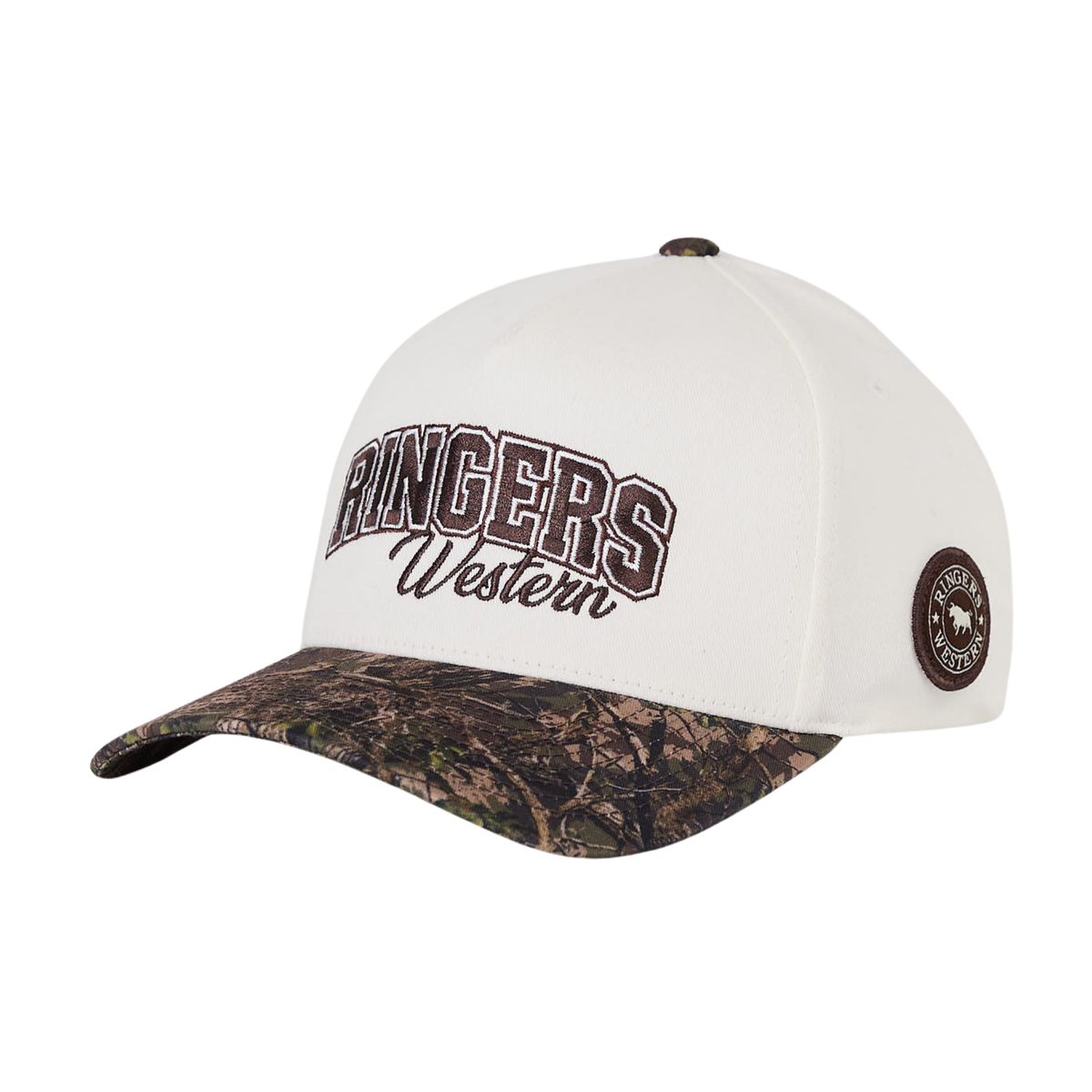 Ringers Western Timber Baseball Cap (625063RW) Off White/Camo