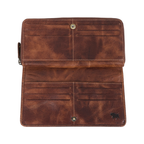 Ringers Western  Toro Dama Zip Purse  (425031RW)  Off White/Brown