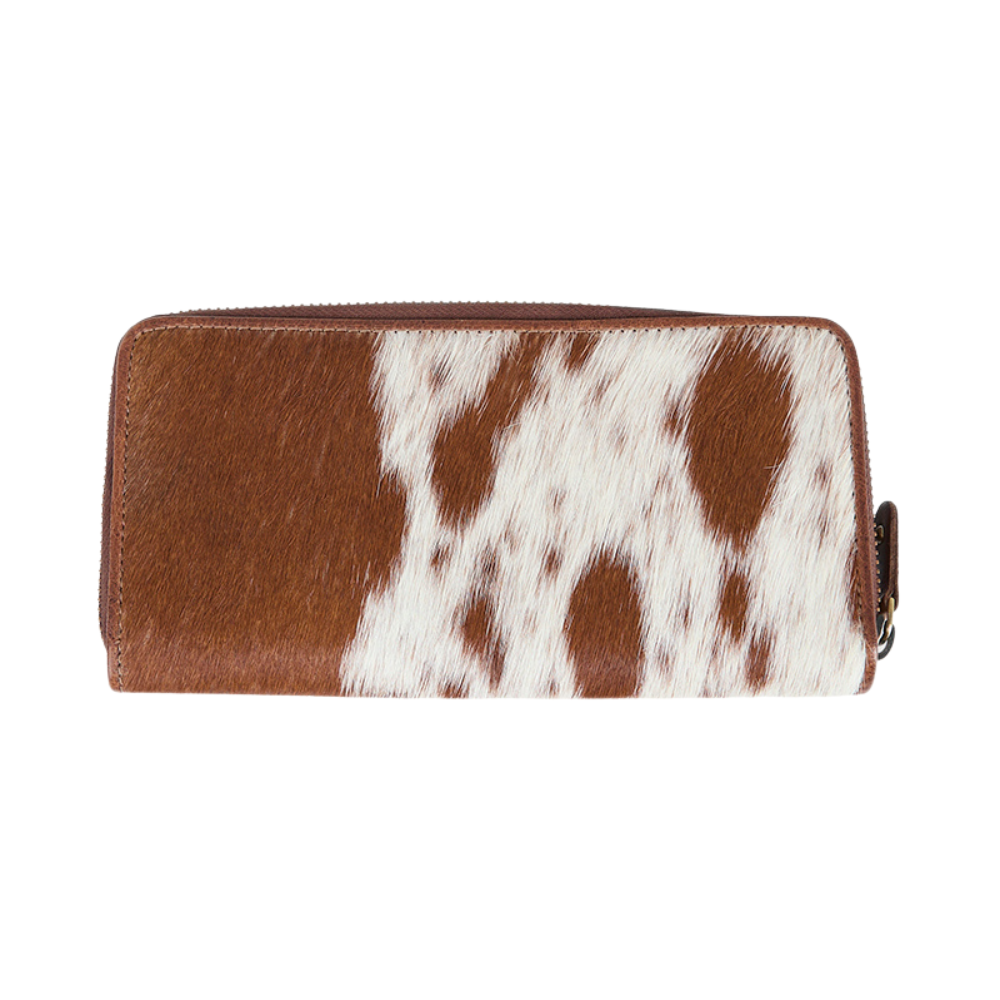 Ringers Western  Toro Dama Zip Purse  (425031RW)  Off White/Brown