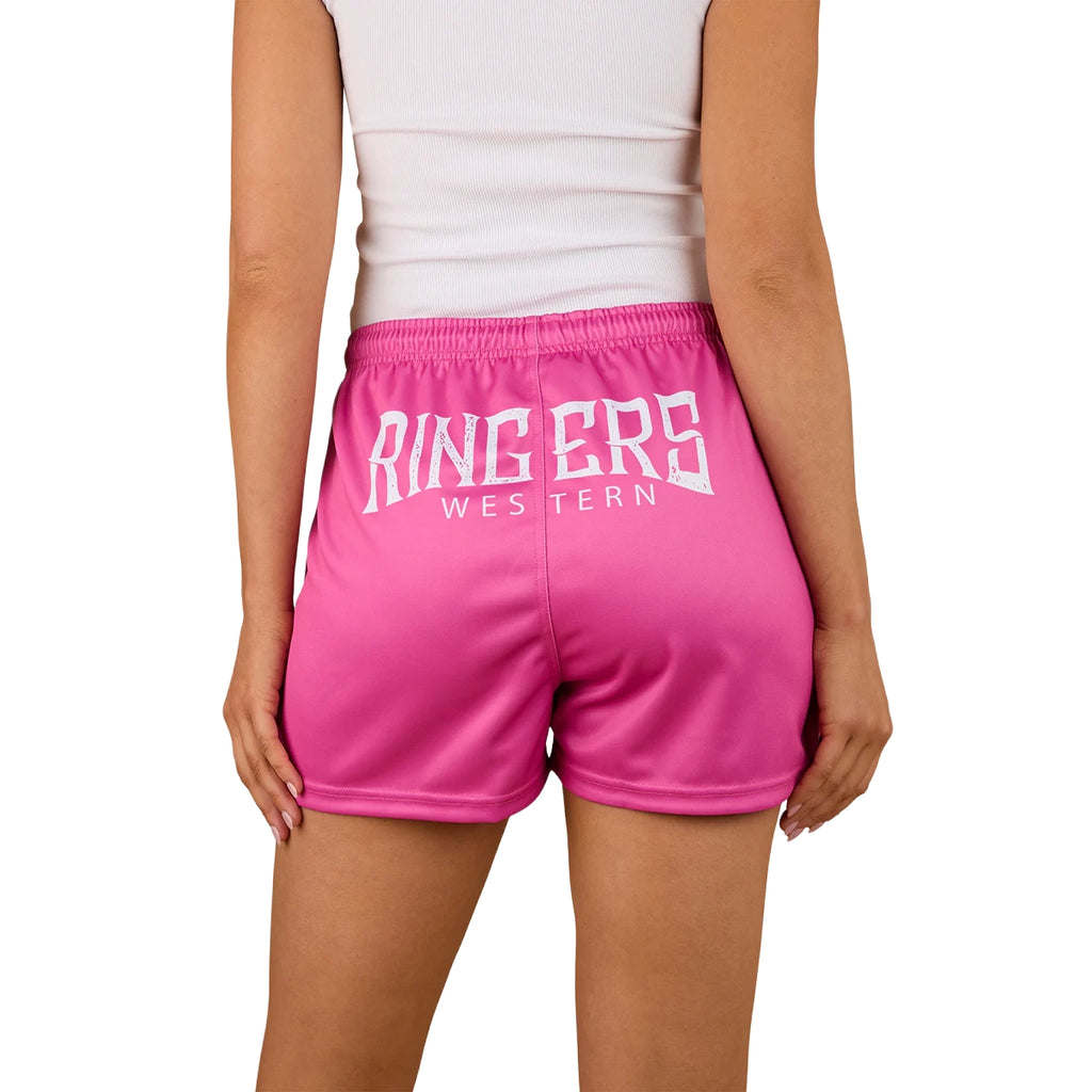 Ringers Western Unisex Big Ringers Footy Shorts  (125025RW) Candy/White