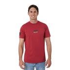 Ringers Western Unisex Garbala Classic Fit S/S Tee (425084RW) Brick Red Male Model Front