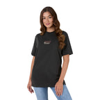 Ringers Western Unisex Garbala Classic Fit S/S Tee (425084RW) Washed Black Female Model Front
