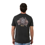 Ringers Western Unisex Garbala Classic Fit S/S Tee (425084RW) Washed Black Male Model Back