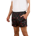 Ringers Western Unisex Rose Of The Desert Footy Shorts (125026RW) Black
