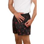 Ringers Western Unisex Rose Of The Desert Footy Shorts (125026RW) Black
