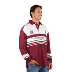 Ringers Western Unisex Stadium Oversized Rugby (425082RW) Burgundy