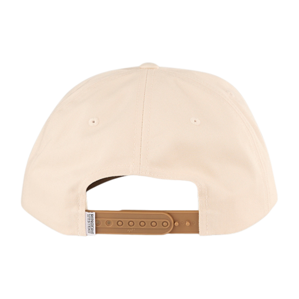 Ringers Western Unisex The Original Roadhouse Cap (626024RW) Bone/Brown Back View